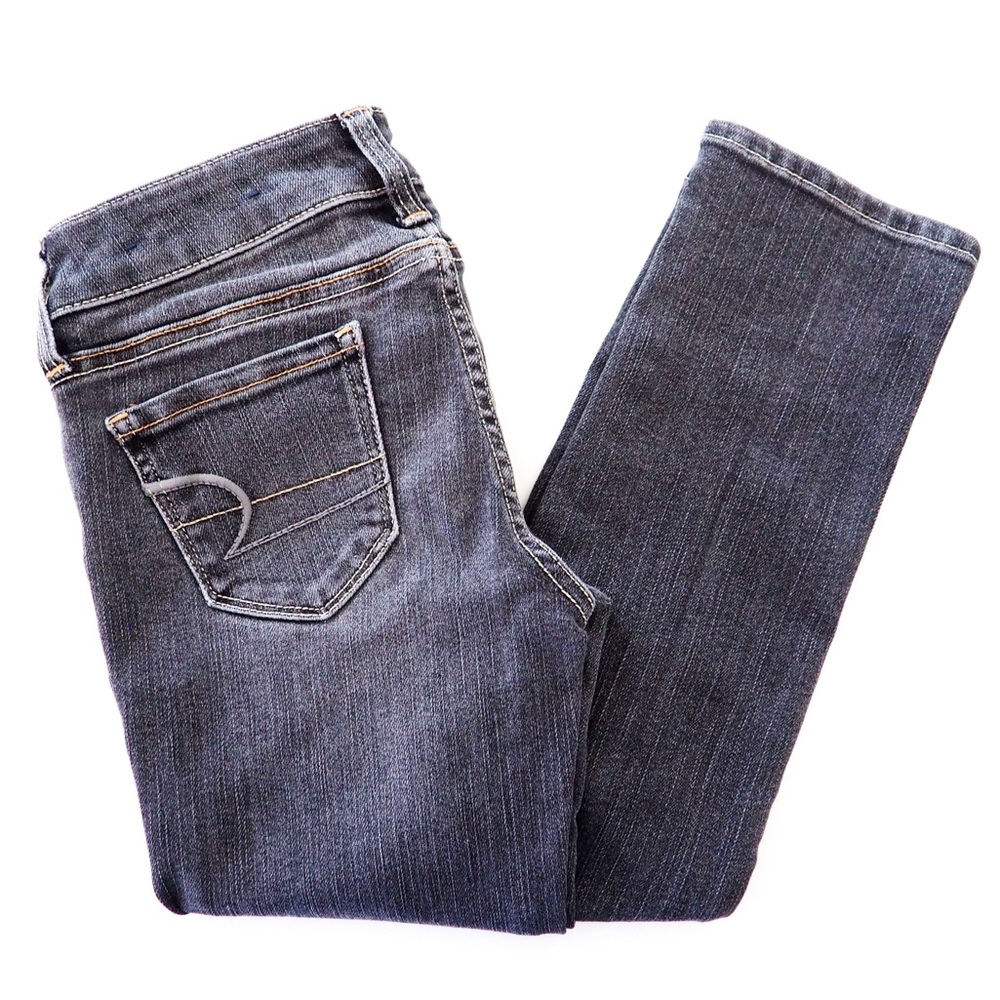 AMERICAN EAGLE Gray Skinny Stretch Jeans